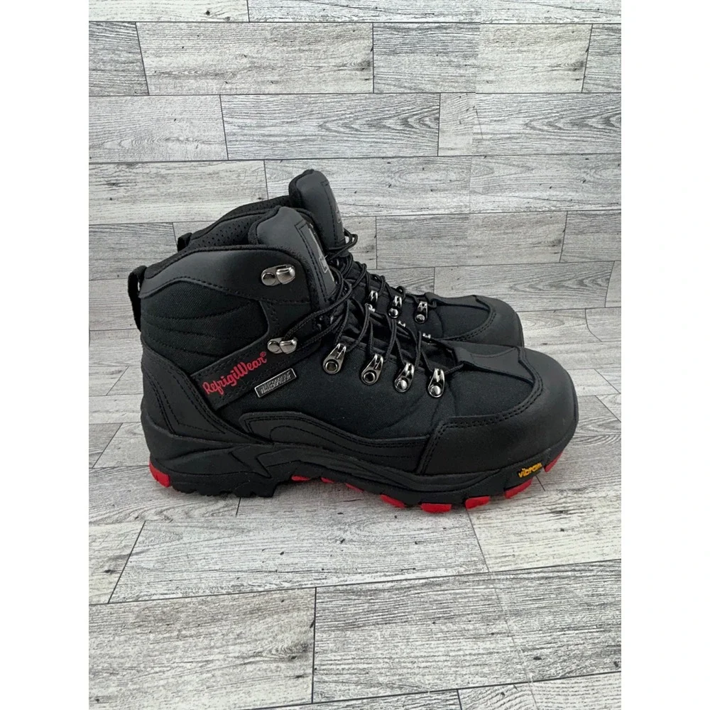 RefrigiWear 136CR Men Waterproof Work‎ Boots Black Vibram ASTM F2413-18 Size 10